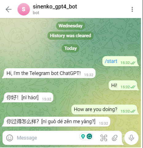 如何在Telegram信使中创建ChatGPT聊天机器人 译文