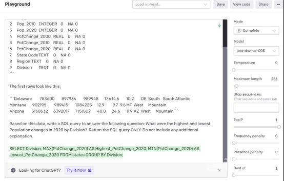 如何使用GPT作为SQL查询引擎的自然语言 译文