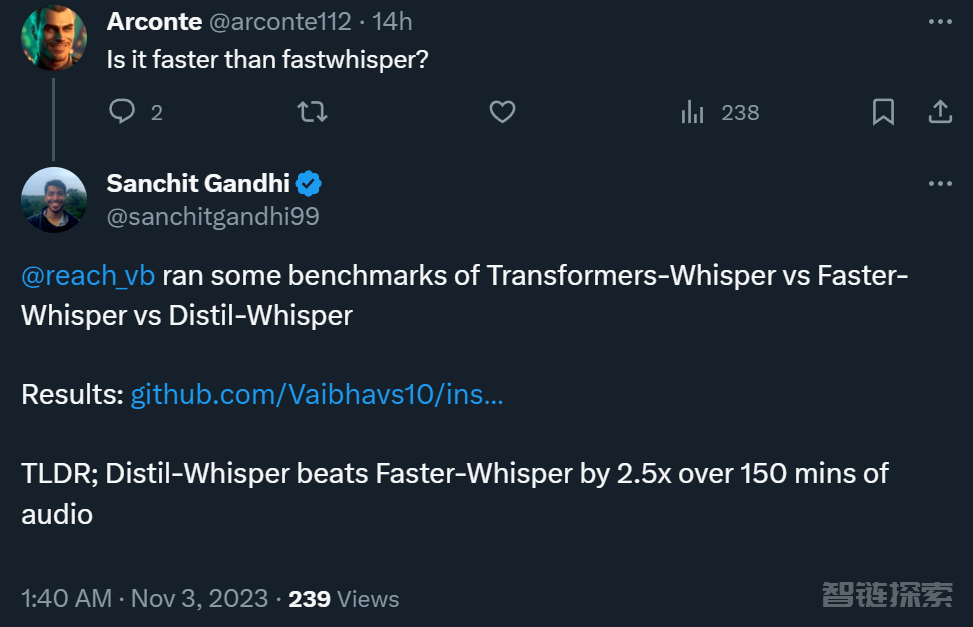 两天star量破千：OpenAI的Whisper被蒸馏后，语音识别数倍加速