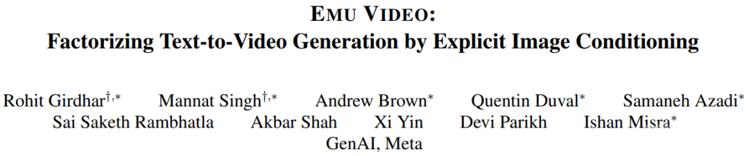 Meta生成式AI连放大招：视频生成超越Gen-2，动图表情包随心定制