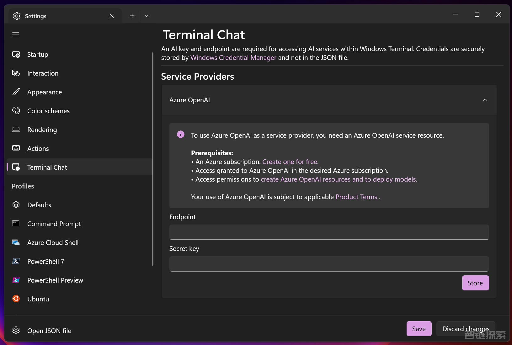 微软面向 Canary 频道 Windows Terminal 用户，开放 AI 聊天体验