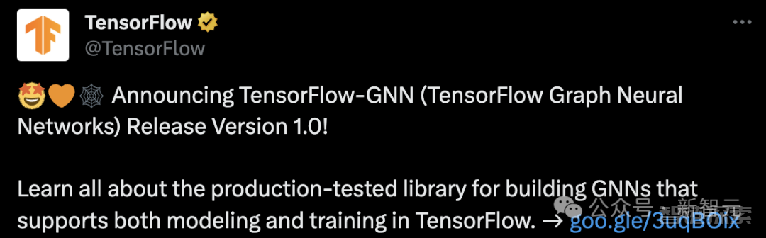 谷歌官宣TensorFlow-GNN 1.0发布！动态和交互采样，大规模构建图神经网络